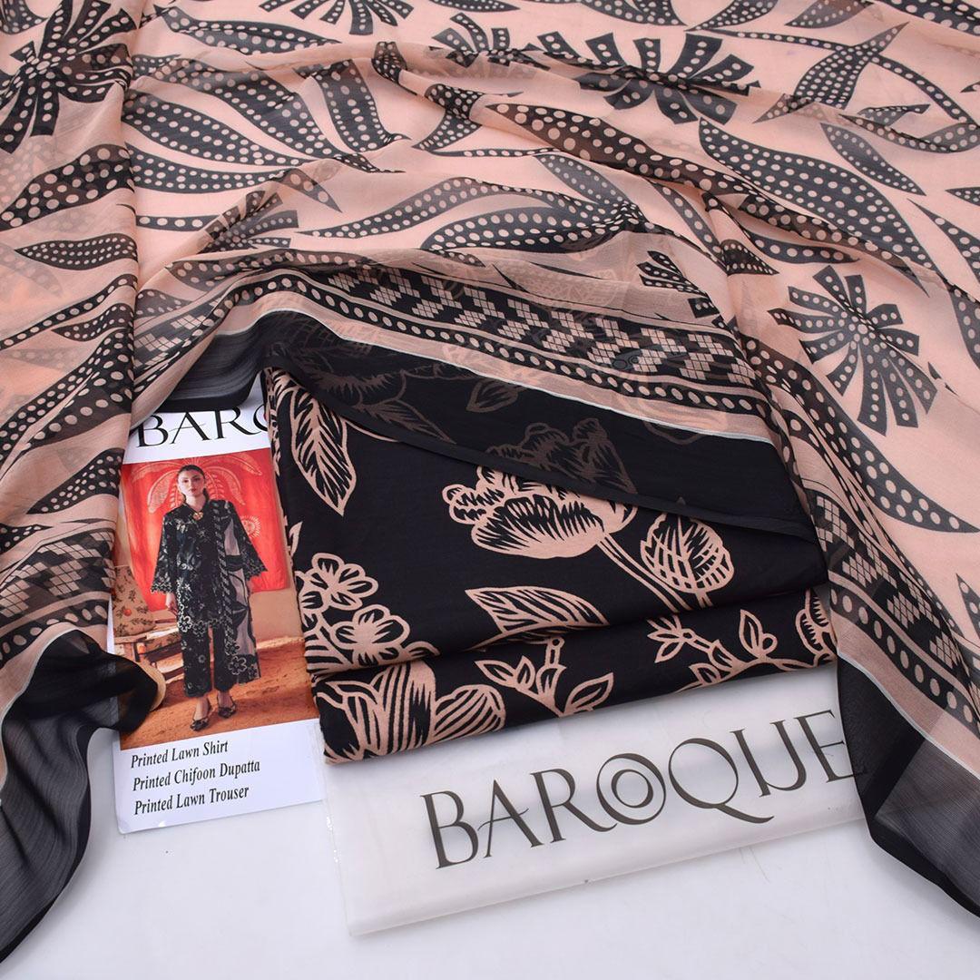BAROQUE all over printed 3-piece