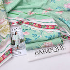 BAROQUE 3 PIECE KHADDAR ALL OVER PRINTED