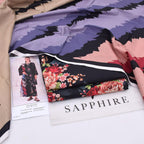 SAPPHIRE 3 PIECE KHADDAR ALL OVER PRINTED