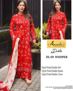 ANEELA'S 3 PIECE KHADDAR ALL OVER PRINTED