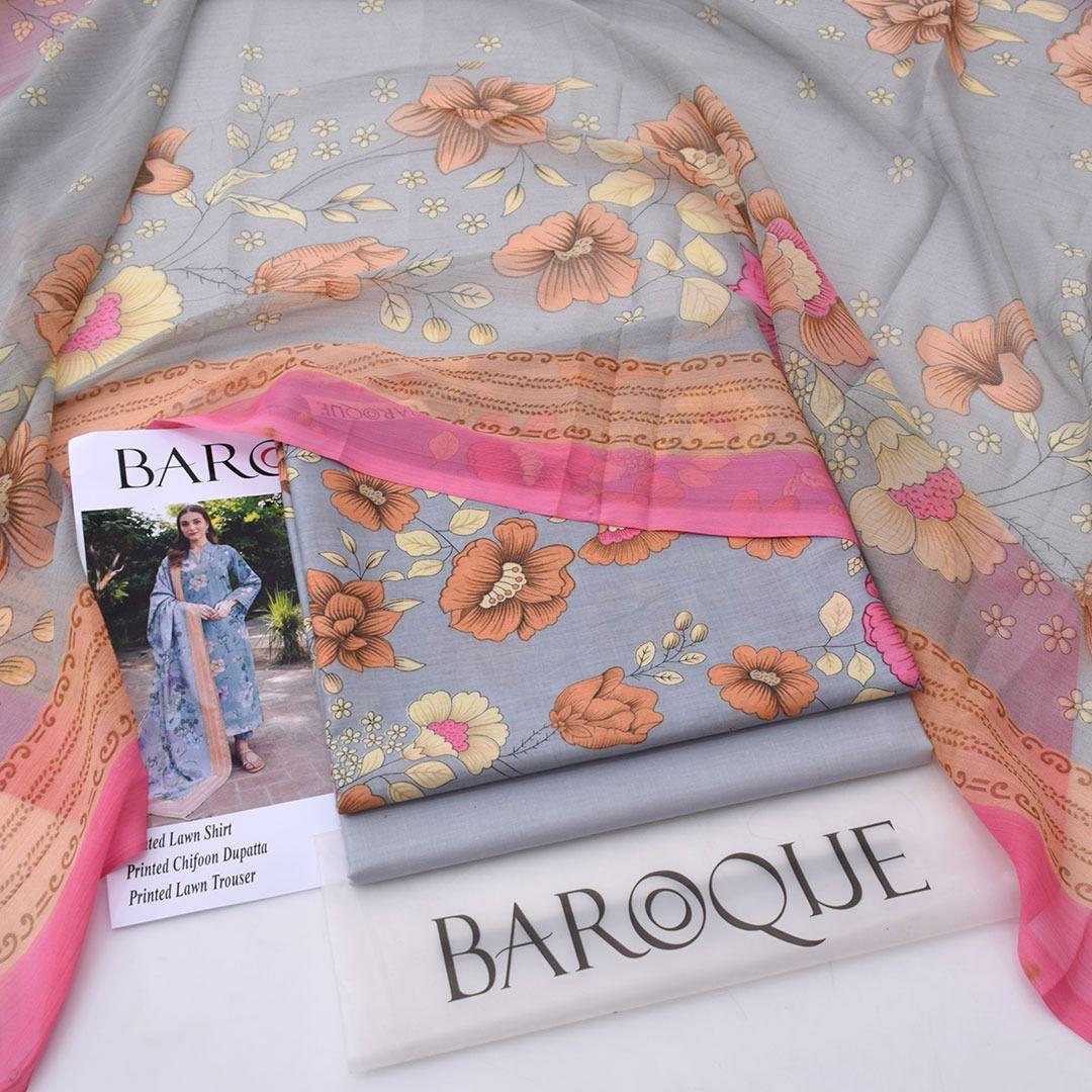 BAROQUE all over printed 3-piece